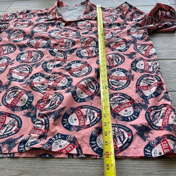 Columbia PFG Trollers Best Men XXL Vented Sorbet Holiday Spirits Shirt - Picture 6 of 11